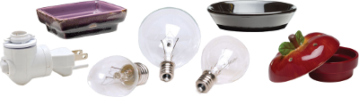 Scentsy Light Bulbs and replacement dishes