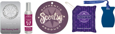 Scensty Travel Tins, Scentsy Car Candles, Room Sprays, Scent Paks, Car Bars